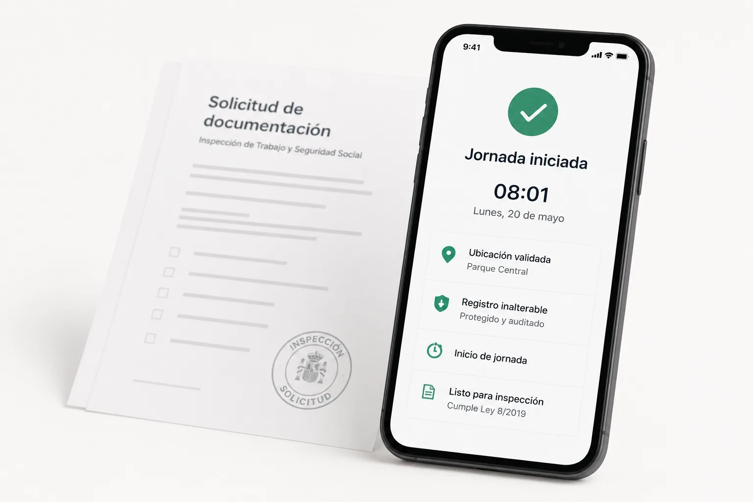 Registro de jornada en el móvil para servicios externalizados | Geornada