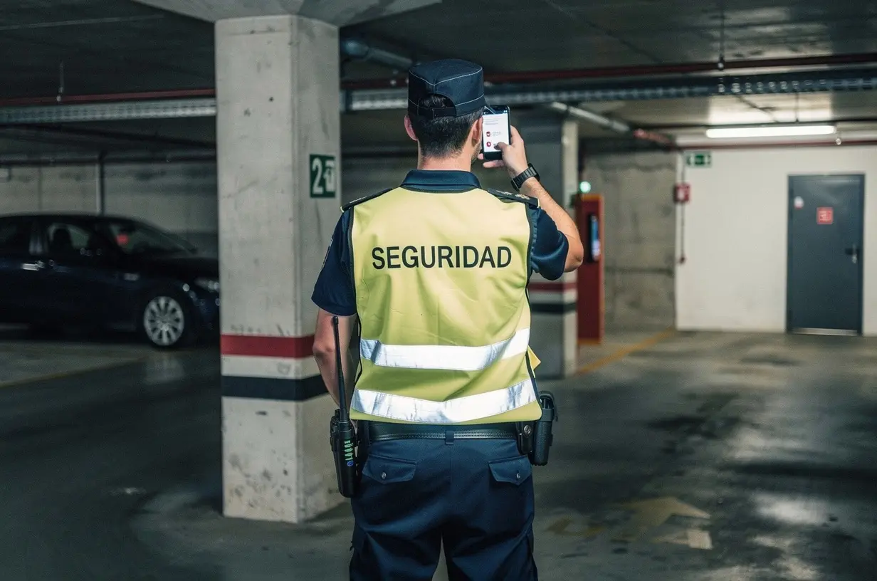 Mapa del equipo para rondas de seguridad con checkpoints | Geornada